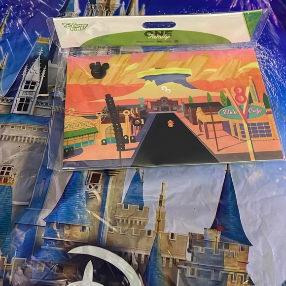 LE 1500 NEW WDW Wish You Were Here Post Card Radiator Springs Lightning & Mater - Picture 2 of 2